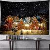 Christmas Night Snow Tapestry Bedroom Living Room Home Wall Decoration