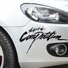 The Spirit of Competition Letter Reflective Racing Car Decoration Sticker Decal