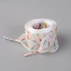 Color Flat Shoelaces Printing Leopard Yarn Shoe Laces 2.5CM Width 80CM/100CM/120CM Length Transparent Shoelace for Women Girl