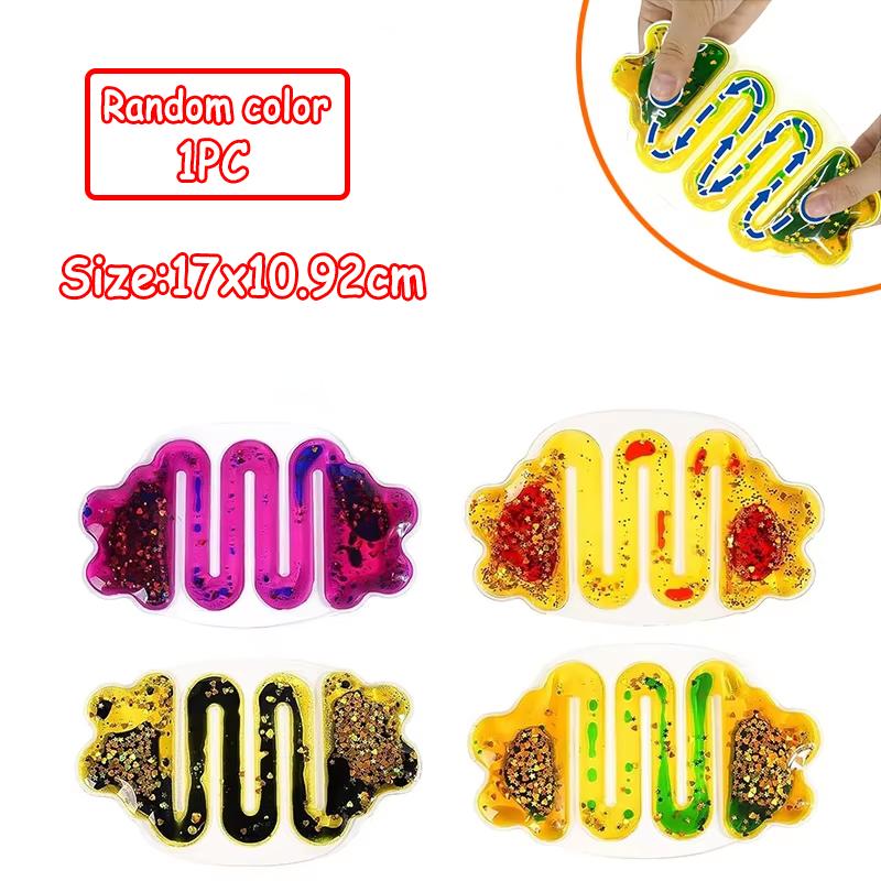 

Детские сенсорные коврики Монтессо Игрушка для прихода Жидкая тактильная доска Число Познавательный Красочный Аутизм Ранняя развивающая игра Непоседа Игрушки