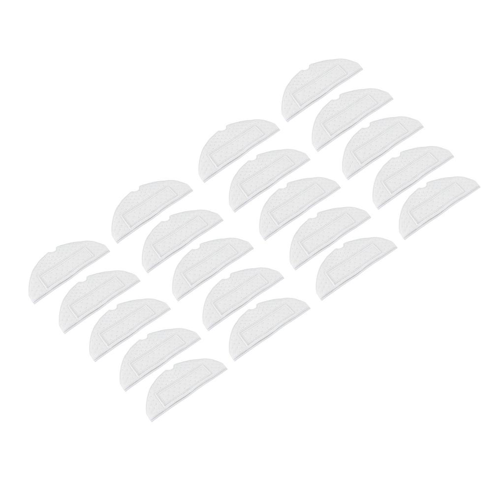 20pcs Sweeping Robot Disposable Mop Pads Mopping Cloth Replacement Cleaning Pads for Xiaomi
