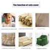Einsitzer-Sofa Seater Seersucker Überwurf mit Rock Universeller Stretch-Sofa-Couch-Überwurf Leicht passender Möbelschutz