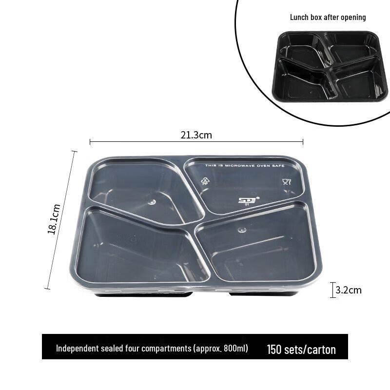 Disposable Divided Lunch Box