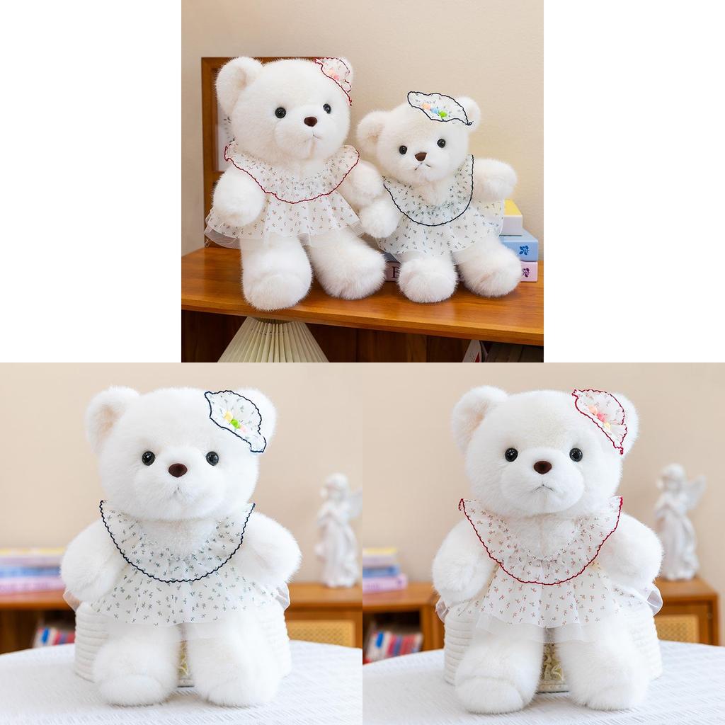 Wedding Teddy Bear Plush Toy With Pp Cotton Filling For Kids And Girls Gift