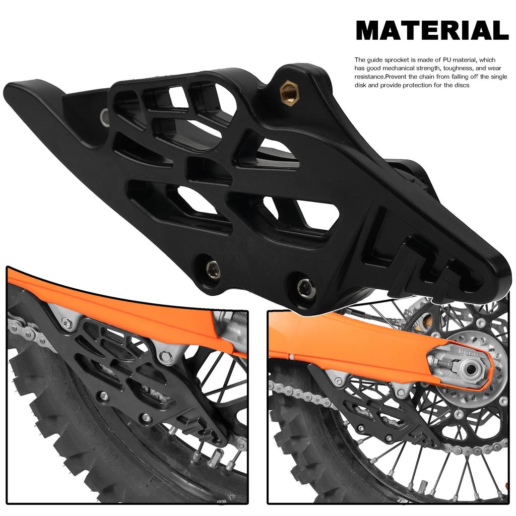 For KTM 300 EXC SIX DAYS 2026 Motorcycle Rear Chain Guide Chain Guard Protector Parts EXC300 SXF 250 Dirt Pit Bike Accessories