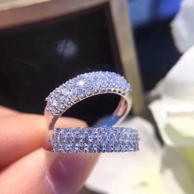 Hohe Qualität Weiß Zirkon Ring Für Frauen Party Engagement Schmuck Geschenk Klassische Super Frische Zirkon Ring Großhandel Viele Schütt
