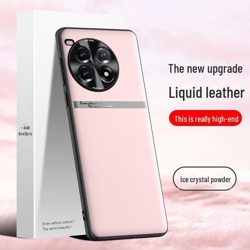 

Чехол для телефона OnePlus Ace3 Pro Liquid Leather — защита от падений и загрязнения OnePlus Ace3pro Precise Glass Edition