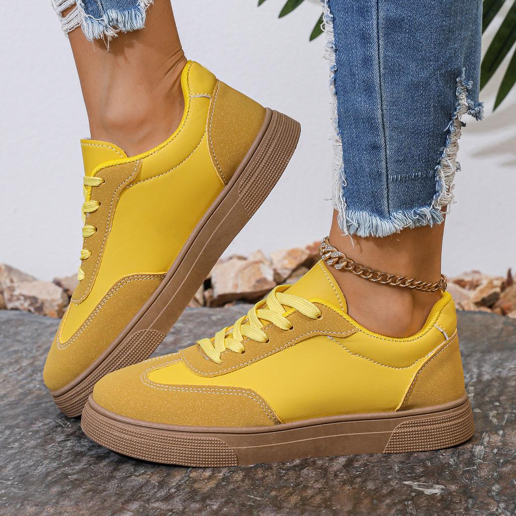 Fashion Shoes Woman 2025 Trend Casual Sneakers Comfortable Lace Up Flats Tennis Shoe Breathable Walking Jogging Shoe Zapatillas