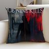 Metal IIce Nine KillsS Cushion Cover Breathable and skinfriendly linen pillowcase square removable and washable cushion