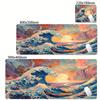 Mousepad Computer XL MousePads Keyboard Pad Mouse Mat Japan Sea Wave Gamer Soft Office Carpet Anime Table Mat Desktop Mouse Pad