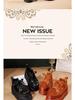 2025 Autumn/Winter Women's Cowhide Platform Lace-up Casual Shoes