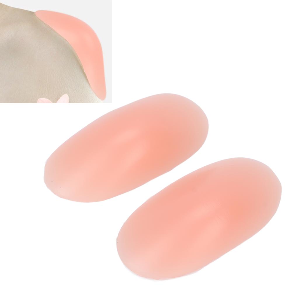 2pcs Shoulder Pads Soft Silicone Self Adhesive Prevent Slip Reusable Shoulder Push Up Pads