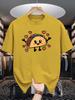 Unisexs Crew Neck T Shirt Cute Cartoon Taco With Hearts Graphic Short Sleeve Casual Cotton Mexican Food Lover Streetwear Tees