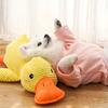Pets Dog Calming Duck Pet Plush Toy with Quacking Sound Calming Duck Dog Toy Stuffed Duck Toys Chew Toy for Indoor Cat/Dog Toys