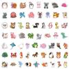 Cute Animal Doodle Stickers: 120 Sheets for Kids' DIY Journals & Stationery