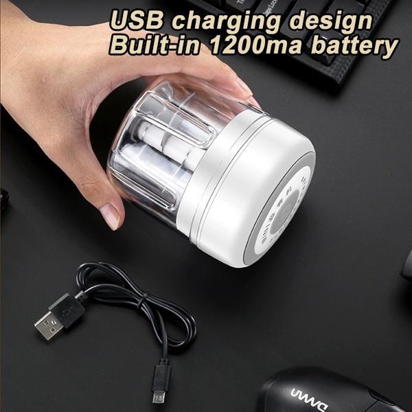 Elektrický mini sekáček na česnek Kráječ na česnek Lis na česnek Sekáček na česnek Paprika Chilli Zelenina Ořechy Mlýnek na maso Potravinový procesor Sekáček