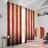 2pcs 2D flat printing Scene Curtain Evil Halloween Circus Carnival Festival Red and White Stripes Shouting Bloody Splashing