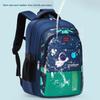 British Style Astronaut Backpack for Boys - Lightweight, Reduced Weight, for 6th Grade Primary School Students, Printed Logo
