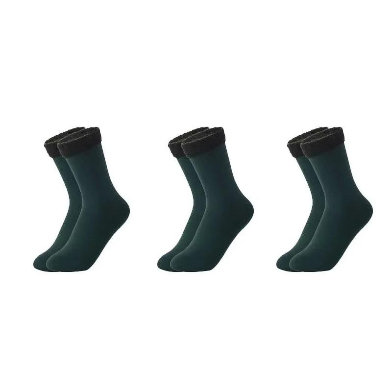 3/6PCS Men Women Socks Winter Warm Snow Socks Thickened Socks Add Velvet Unisex Socks Lolita Dew Ankle Bare Fun Kawai Sox Boots One Size