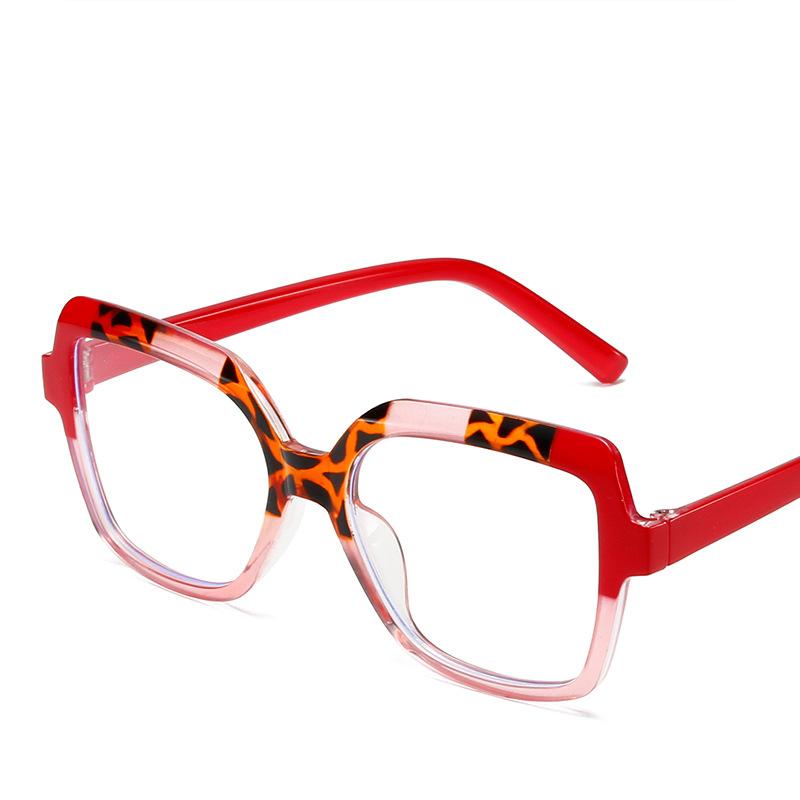 

Неполяризованные большие квадратные очки с защитой от синего света, новые винтажные многоцветные оправы для женщин, модные дизайнерские очки