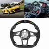 Koolstofvezel LED Schakelverlichting Display Stuurwiel Geschikt voor MK2 TTS TTRS MK3 2015+