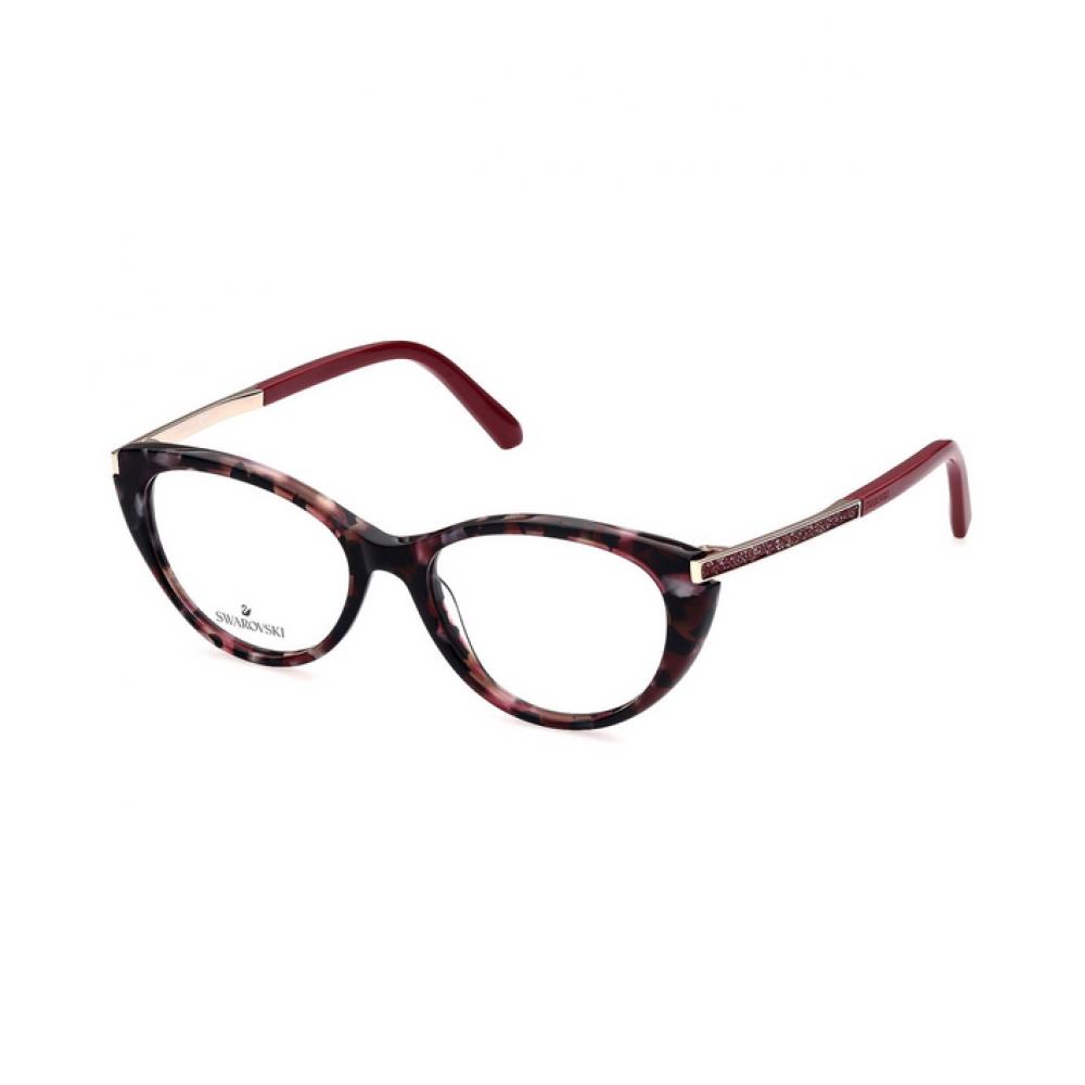 Swarovski Sk5413 Cat Eye Eyeglasses Red