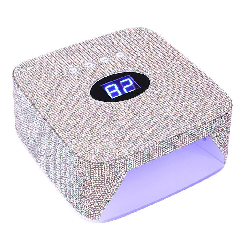 S50 Portable Wireless Nail Light Therapy Lamp with Diamond-Sticking, Quick-Drying Feature