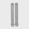 MLB Color Block Open-Toe Knee Socks NY (L.Grey)