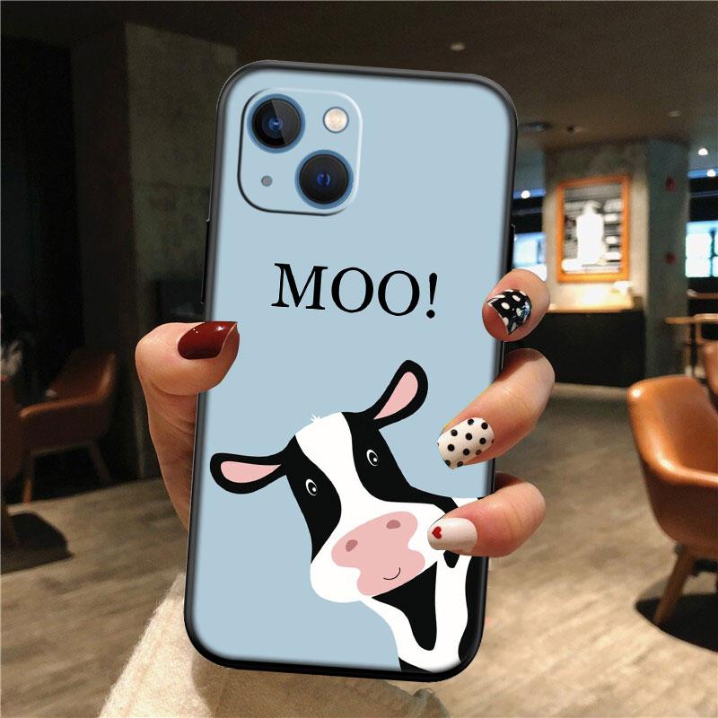 Cartoon Art Cow New High-End Shell Phone Case for Redmi Note 10 11 12 Pro Max 10S 10C 10T 11A 11S 12S 12C