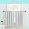 High Precision Short Curtain With Pure Color For Bathroom And Kitchen Black Grey White 76*60cm Piece)