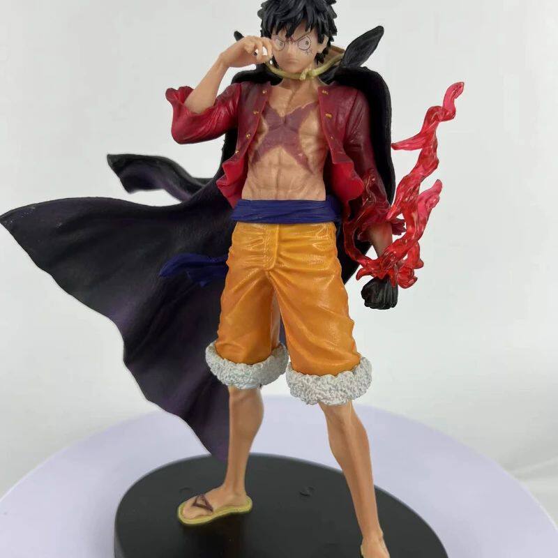 Anime One Piece Monkey D Luffy Action Figures Pvc Static Statue Model Doll Collection Toy Fans Gift Creativity Desktop Ornament