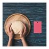 Amosfun Plastic Curved Flat Dough Scraper, Ideal for Cleaning Kitchen Bowls and Cutting Boards, No Damage, Useful Kitchen Goods, Set of 3