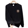 High-End Pure Cotton Men'S Trendy Long-Sleeved T-Shirt Bottoming Shirt Heavy Printing Men'S Clothing Simple And Versatile