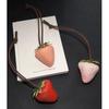 Hochwertiger süßer Erdbeeranhänger: Modischer 3D-Taschenanhänger und Rucksack-Accessoire für Paare