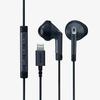 ELECOM EHP-LF10IMABK Stereo Headphones (with Microphone), Semi-Open Type, Lightning Connector, 13.6mm Drivers, FAST MUSIC, F10I, Black