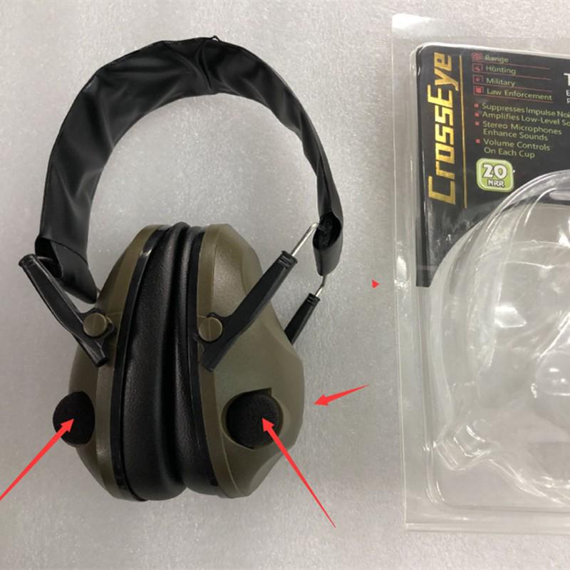 

CrossTactical 6s Shooting Military Noise-Cancelling Adjustable Tactical Headset IGNITE Soundproof Ear