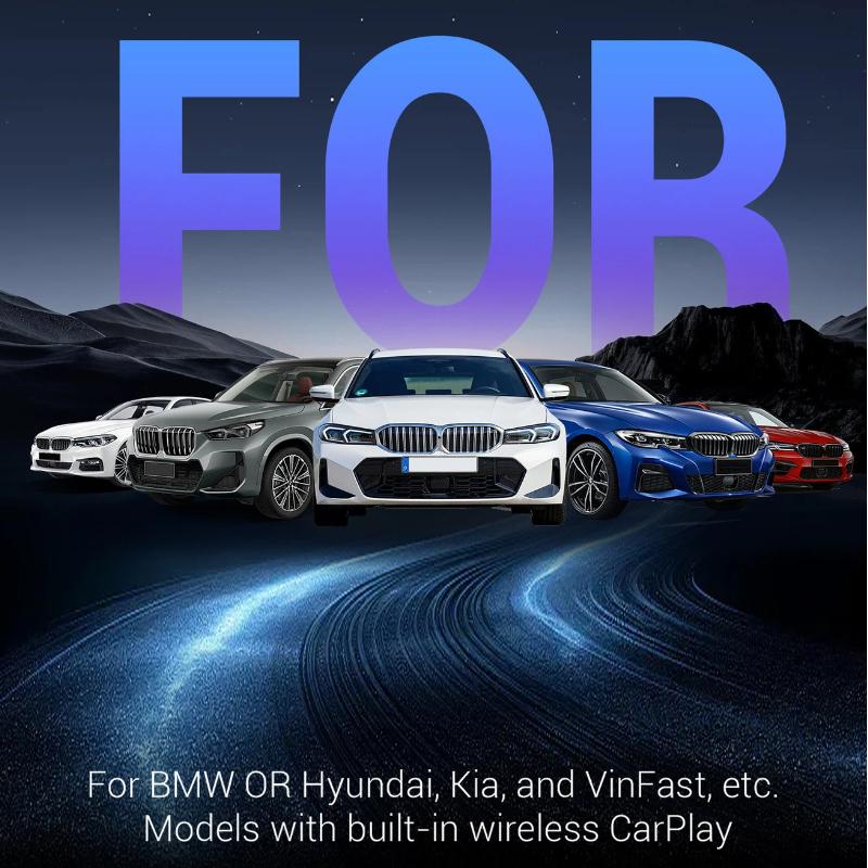 Aibox Smart CarPlay-boks Android 13.0 Bilkonverter for Bil-Maskin-Sammenkobling CarPlay-boks