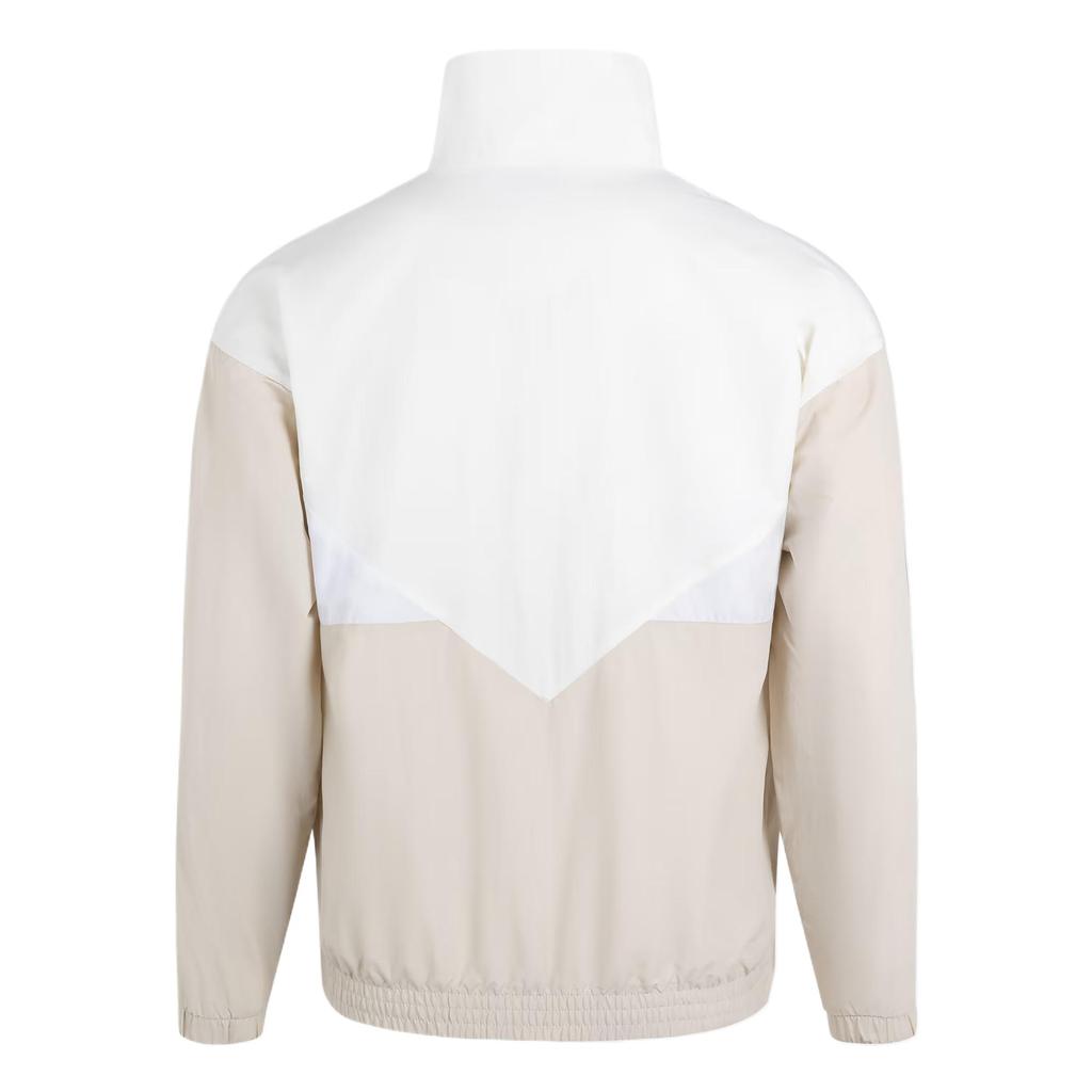 Adidas Block Comfortable Stand Collar Casual Versatile Jacket Unisex Jacket Bright-White KC3116