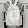 Schoolbag1011 New Star Large Capacity Middle School Student Female Tie-Dyeing Casual Backpack Female Backpack Teen School Bag