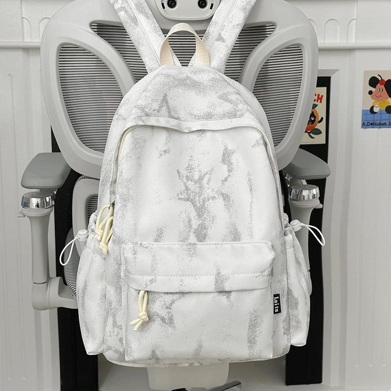 Schoolbag1011 New Star Large Capacity Middle School Student Female Tie-Dyeing Casual Backpack Female Backpack Teen School Bag