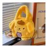 Kawaii Cartoon Plush Backpack Kuromi My Melody Cinnamoroll Plush Shoulder Bag For Girls Kids Cute Birthday Gift