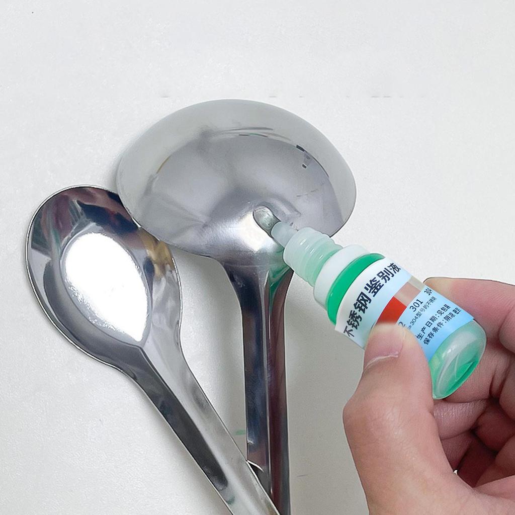 12ml Stainless Steel Testing Liquid 304/201/316 Stainless Steel Testing Liquid