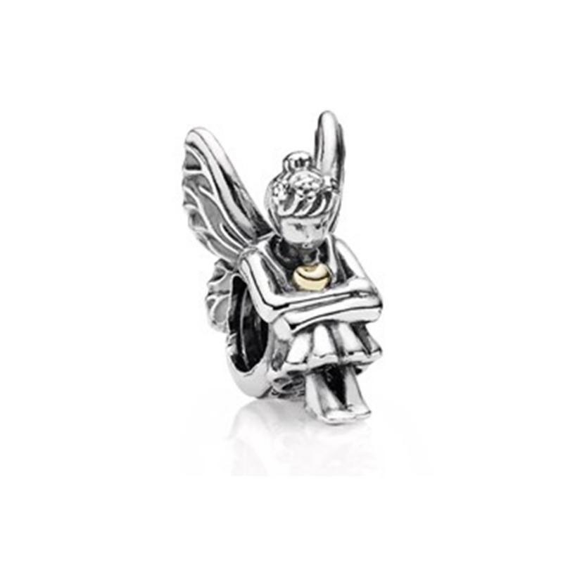 New Collection Series Cross Angel Poetry Book Black White Bagua Charm Bead Fit Original Bracelet Diy Accessories Gift For Women