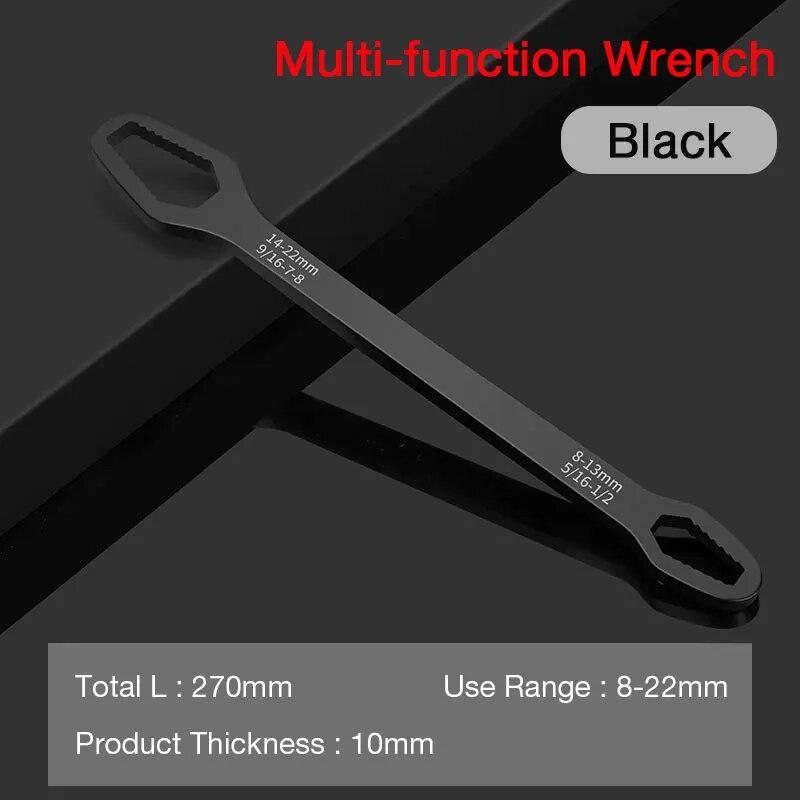 Universal Torx Wrench Adjustable Torque Wrench 8-22mm Ratchet Spanner for Bicycle Motorcycle Car RepairTools Mechanical Tool