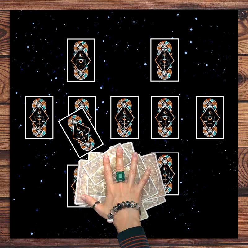 Non-slip Wear-resistant Tarot Tablecloth for Room Decoration