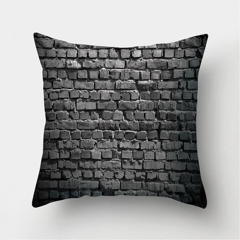 

Дерев яний камінь Декоративна подушка Наволочка Наволочка Наволочка Диван Декоративна наволочка 60x60cm