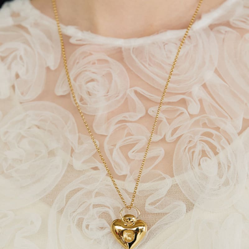 1064STUDIO LOVE YOURSELF NECKLACE (2SET)