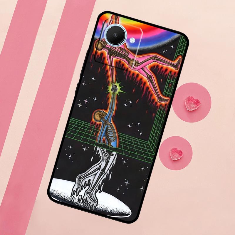 Spiritual Trippy Psychedelic For Realme C67 C75 C63 C61 C71 C55 C51 C65 C53 10 11 12 13 14 15 Pro Plus GT6 GT7 Pro Case
