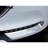 For Mazda CX-5 KF 2017- CX8 2017-2024 Chrome Front Bottom Fog Lamp Light Foglight Eyelid Bumper Molding Trim Car Accessories