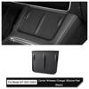 For Tesla Model 3/Y/X/S 2021-2024 Central Control Wireless Charging Silicone Pad Non-slip Pad Dust-Proof Charger Protect Cover